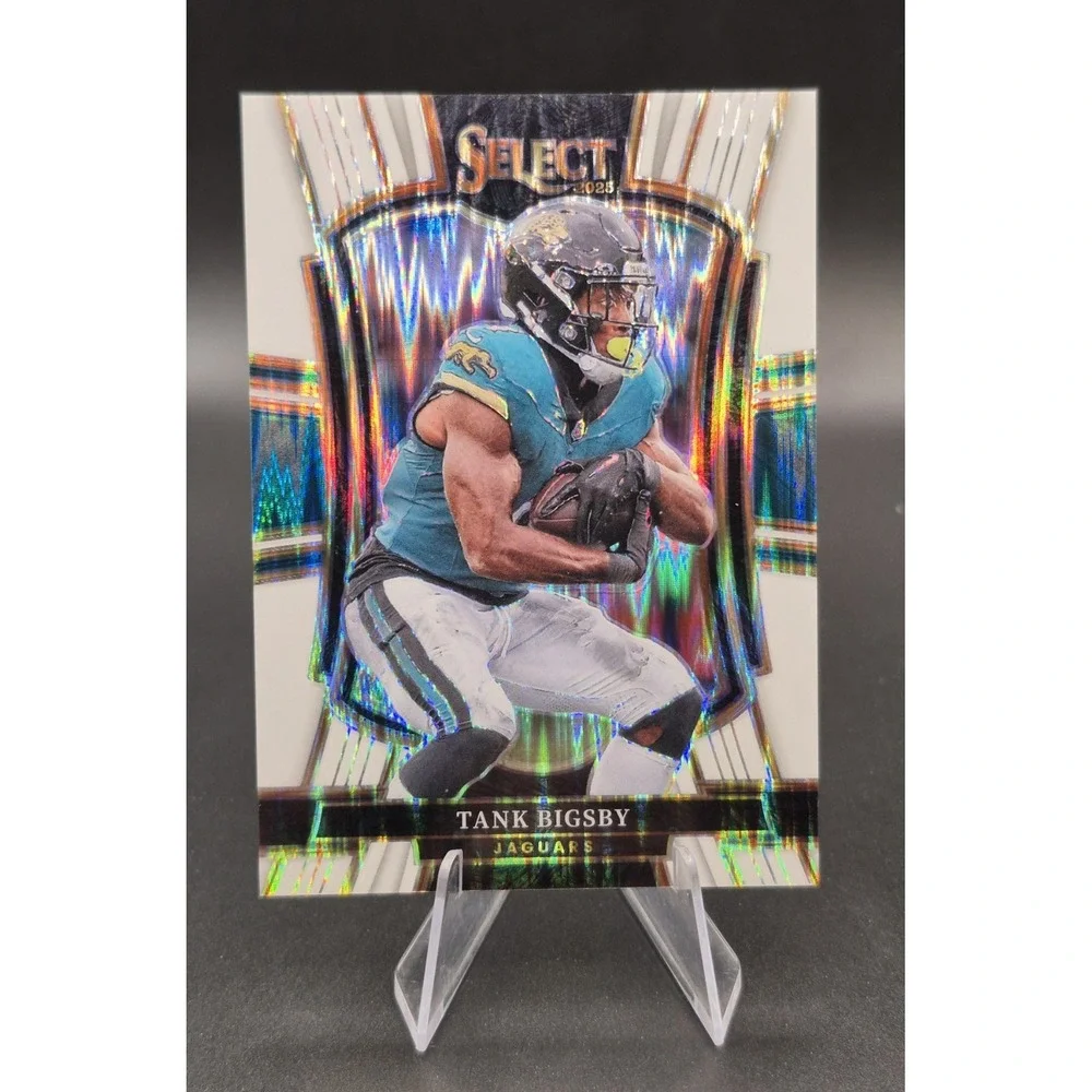 2025 Panini Select Tank Bigsby #129 White Shock Prizm 123/799 Jaguars Wore #4